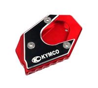 Cuscino di supporto laterale per moto Per KYMCO Xciting 250 300 350 400 400i 250i 300i 350i CNC Cavalletto Laterale Supporto Estensione Piastra Allarga(Red-KYMCO)