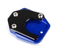 Cuscino di supporto laterale per moto Per TRANSALP 600 650 700 XLV TRANSAL Moto CNC Alluminio Cavalletto Piede Laterale Estensione Pad Piastra Di Supporto(Blue black)