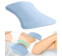 Cuscino di supporto lombare per alleviare il dolore alla schiena: cuscino lombare per dormire, cuscino in memory foam, cuscino a cuneo per chi dorme sul fianco, sulla schiena e sullo stomaco, cuscino