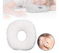 Cuscino di supporto morbido per piercing all'orecchio, protezione con foro