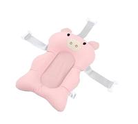 Cuscino di Supporto per Bagnetto, Materassino Galleggiante per Bagnetto in Cotone Antiscivolo per Fare la Doccia per Neonati (rosa)