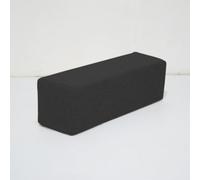 Cuscino di supporto per bracciolo del divano, dimensioni personalizzate, materasso rettangolare per testiera del letto, con fodera rimovibile e lavabile, cuscini chiusi (40 x 20 x 10 cm, nero)