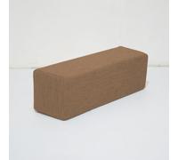 Cuscino di supporto per bracciolo del divano, dimensioni personalizzate, rettangolare, per testiera del letto, con fodera rimovibile e lavabile, cuscini chiusi (70 x 20 x 10 cm, marrone)