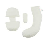 Cuscino di Supporto per Gravidanza, Gancio e Morbido Cuscino Elastico per Gravidanza per Dormire (Bianco dorato)