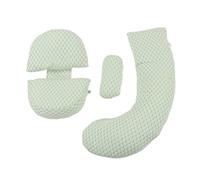 Cuscino di Supporto per Gravidanza, Gancio e Morbido Cuscino Elastico per Gravidanza per Dormire (Verde)