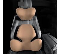 Cuscino di Supporto per Il Collo per Maserati GranCabrio/GranTurismo/Grecale/MC20, Poggiatesta e Supporto Lombare, Utilizzati per la Protezione della Colonna Vertebrale,Brown