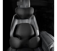 Cuscino di Supporto per Il Collo per Maserati GranCabrio/GranTurismo/Grecale/MC20, Poggiatesta e Supporto Lombare, Utilizzati per la Protezione della Colonna Vertebrale,Black 2