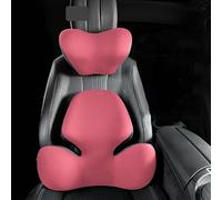 Cuscino di Supporto per Il Collo per Maserati GranCabrio/GranTurismo/Grecale/MC20, Poggiatesta e Supporto Lombare, Utilizzati per la Protezione della Colonna Vertebrale,Red