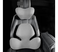 Cuscino di Supporto per Il Collo per Maserati GranCabrio/GranTurismo/Grecale/MC20, Poggiatesta e Supporto Lombare, Utilizzati per la Protezione della Colonna Vertebrale,Grey