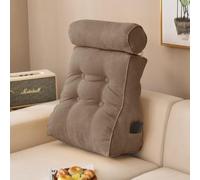 Cuscino di supporto per la schiena per divano letto con supporto per il collo staccabile, cuscino imbottito per la posizione della sedia da ufficio con schienale e fodera lavabile, 45x50x25 (70x50x25