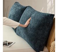 Cuscino di supporto per la schiena Recular per letto e divano, morbido e traspirante, cuscino da lettura con fodera rimovibile e lavabile, cotone PP nero, 60 x 60 x 10 cm, 1 pezzo
