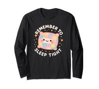Cuscino Divertente con Scritta Remember to Sleep Tight Maglia a Manica
