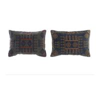 E_0002_S3037973 Dkd Home Decor Cuscino DKD Home Decor Azzurro Arancio Quadrato A