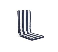 Cuscino DKD Home Decor Bianco Blu Marino Righe 42 x 4 x 115 cm