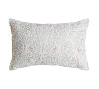Cuscino DKD Home Decor Bianco Poliestere Floreale 60 x 10 x 40 cm