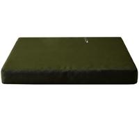 Cuscino Dondolo Sospeso Impermeabile 80% 130/150/160/180 cm, 4/3/2/1 Posti, da Giardino, Cuscino per Panca Esterno Interno, Spesso 5cm, per Patio Cucina Panchina(Oliva scura,110x45 cm 43x18 in)