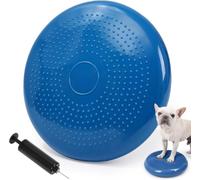 Cuscino elastico di stabilità del cane del PVC del cuscinetto di | Doppia superficie ruvida, include pompa ad aria manuale, cuccioli e cani anziani, equilibrio e stabilità