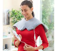 Cuscino elettrico per collo e spalle InnovaGoods Sholkad Grigio TU