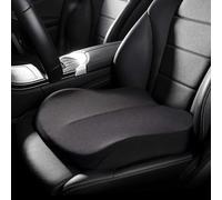 Cuscino Ergonomico Auto 2 in 1 per Benz GLE Coupe 2010-2019 - Supporto Lombare e Rialzo Sedile in Memory Foam Cuscino Cuneo Nero