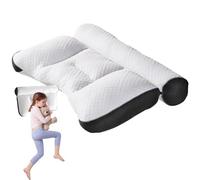 Cuscino ergonomico - Cuscino di supporto per il collo, cuscino di supporto spinale per lato | 40 x 60 cm cuscino cervicale ortopedico per chi dorme sul fianco, sulla schiena e sullo stomaco, cuscino a