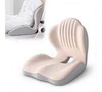 Cuscino ergonomico della schiuma di memoria, supporto lombare integrato e | Imbottitura in memory foam, sedili interni e veicoli, taglio coccige, design unico sedile e schienale