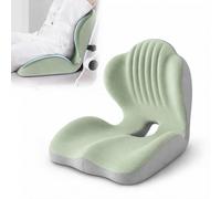 Cuscino ergonomico della schiuma di memoria, supporto lombare integrato e | Imbottitura in memory foam, sedili interni e veicoli, taglio coccige, design unico sedile e schienale
