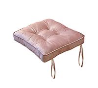Cuscino ergonomico imbottito rosa per sedia 43,2 x 43,2 cm per sala da pranzo e ufficio, spessore 8 cm, regolabile, per sedie in rattan e scrivania, design a vite per il massimo comfort