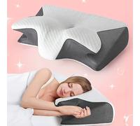 Cuscino ergonomico per corno da collo per chiodini laterali, schiena e stomaco: design sagomato, rilassamento alle spalle, supporto morbido ma solido