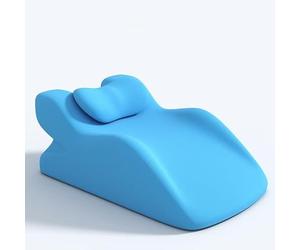 Cuscino ergonomico per dormire, cuscino di supporto per il collo in schiuma per adulti, cuscino per dormire a letto, molto adatto per alleviare il disagio al collo, adatto per leggere a letto e divano