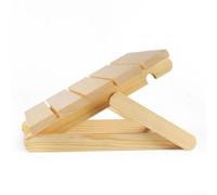 Cuscino ergonomico per sauna in legno per il massimo supporto della schiena e della testa, accessorio da sauna di alta qualità, perfetto per la casa e il benessere, poggiatesta in legno naturale, 37 x