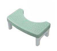 Cuscino ergonomico per sedile WC, sgabello antiscivolo rimovibile per una migliore postura del WC, plastica, resistente, verde, aiuta a alleviare la stitichezza e il comfort