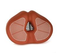 Cuscino ergonomico per sella della bicicletta con struttura cava traspirante e imbottitura in schiuma ammortizzante, progettato per il comfort sulle biciclette da fitness (marrone)