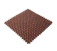 Cuscino estivo per auto con perline in legno, Cuscino for seggiolino auto con perline di legno 44x44 cm for tutti i modelli, stili multipli(Style2)