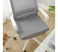 Cuscino extra spesso antiscivolo lavabile per panche e sedie, 60 x 60 x 8 cm, ideale per anziani e uso esterno, grigio Ultimate t & Safe Solut