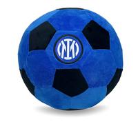 Cuscino F.C. Inter Palla da calcio morbido nero e azzurro diametro 22 cm