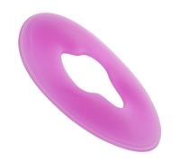 Cuscino Facciale a U in Silicone, per Massaggi, Porpora | Foro Centrale, Resiste alla Pressione e Aiuta la Respirazione, Uso in Camera da Letto e Spa