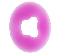 Cuscino Facciale a U in Silicone Porpora per Spa e Massaggi | Riduce la Pressione Sul Viso, Facilita Respiro in Posizione Prona, per Lettino Estetista e Riposo