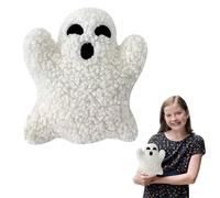 Cuscino fantasma di Halloween, nuovo creativo per Halloween, carino e spaventoso, per bambini, Halloween, regalo di compleanno, morbido letto o divano (20 cm)
