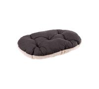 Ferplast Relax Cuscino per Cani e Gatti, Cuccia Cani imbottita peluche, Materassino Letto Cani Medio Grande lavabile in lavatrice, 85 x 55 x 8 cm