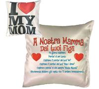 Cuscino Festa Della Mamma I Love My Mom A Nostra Mamma Dai tui Figli PS 12911-00