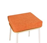 Cuscino for divano in spugna di cotone e lino imitazione, for Tatami for camera da letto con balcone(Orange,40 * 40 * 5cm)