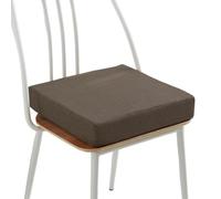 Cuscino for divano in spugna di cotone e lino imitazione, for Tatami for camera da letto con balcone(Rongma Cold Brown,40 * 40 * 8cm)