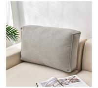 Cuscino for La Lettura Cuscino di Supporto Lombare Cuscino for Divano Cuscino for Schienale Divano con Fodera Sfoderabile Cuscini for Divano da Esterno Cuscino di Ricambio for Schienale(White-Gray,60x