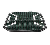 Cuscino for perline di legno verde for sedile auto, fodera for ventilata e rinfrescante, for sedili automobilistici, for sedia da ufficio, effetto massaggio