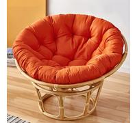 Cuscino for sedia, cuscino rotondo for sospesa, seduta comoda ed elegante for la casa, design(Orange,140 x 140 cm)