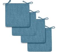Cuscino for Sedia da Pranzo, Cuscino for Sedia Cuscini for Sedia,Set Di 6/4/2 Cuscini for Sedia da Pranzo Trapezio, con Lacci Cuscino Confortevole Resistente, Facile da Pulire(Blue,4pcs:40x40x5cm)