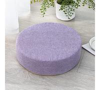 Cuscino for sedia in memory foam for poltrona, cuscino antiscivolo, comodo, for interni, esterni, auto, ufficio, divano (40x40, spessore 8 cm, cerchio rosso scuro)(Light Purple-circle,45x45-thick 5cm)