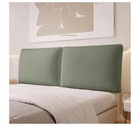 Cuscino for testiera del letto, cuscino da lettura, copri testiera in velluto a coste, morbido e soffice, protezione antipolvere for schienale del letto for letto matrimoniale(Green,120x60x10cm)