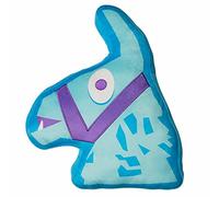 CUSCINO FORTNITE BLU FORMA LAMA - Materiale ultra morbido - Peluche comodo e piacevole da stringere - Regalo per fan e appassionati - Giocattolo decorativo - Dimensioni: 35 cm x 40 cm