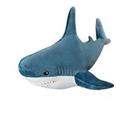 Cuscino gigante con squalo gigante da 78.7 cm, peluche con squalo blu, grande peluche di peluche, cuscino gigante in peluche per la stanza dei ragazzi e delle ragazze, regalo per bambini (78.7 cm)